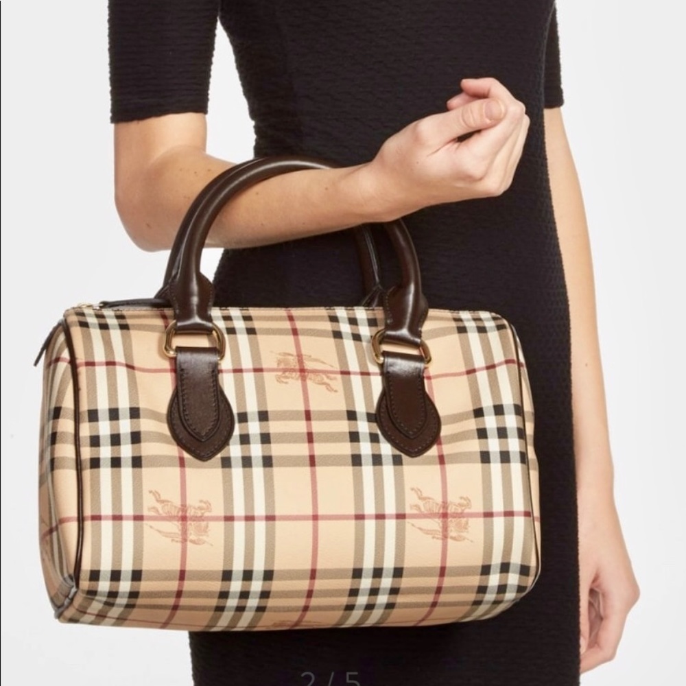 Authentic Check Haymarket Boston Bag - Picture 4 of 8